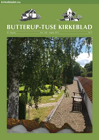 Forsiden af Butterup-Tuse Kirkeblad